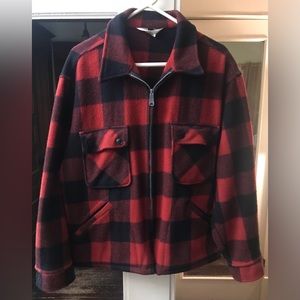 Vintage 1950’s Wool Buffalo Plaid Hunting Jacket from JC Penny’s.